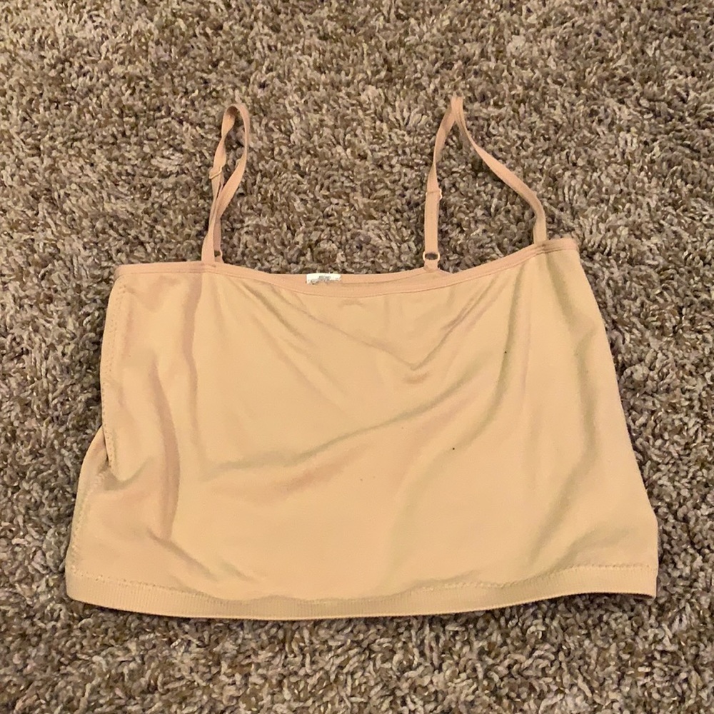 Nude crop top
